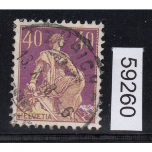 Schweiz 1908 : Mi.-Nr.:101 gestempelt  Michel 110,00