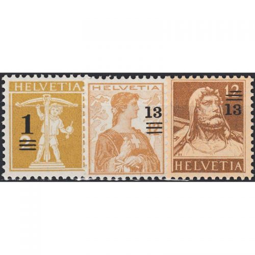 Schweiz 1915 : Mi.-Nr.:124-26 **