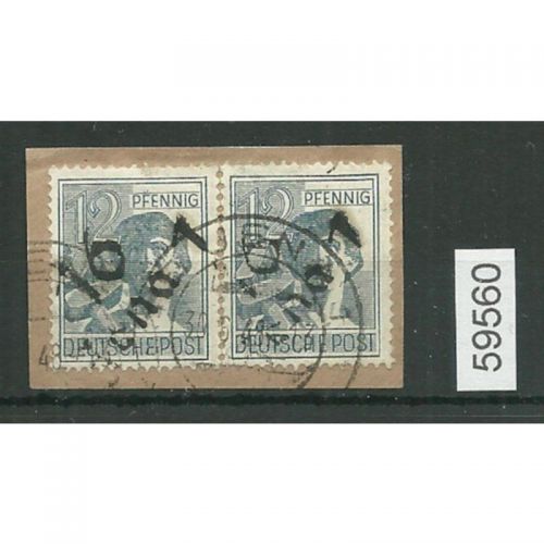 Bezirk 16 nr. 068c Jena 1 ? 12 Pf. Paar, geprüft BPP