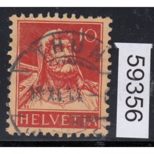 Schweiz 1914 : Mi.-Nr.:118 I **  gestempelt