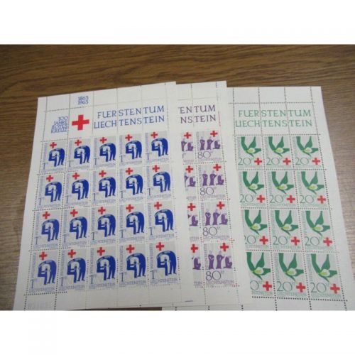 Liechtenstein 1963 : Mi.-Nr.:428-30 ** Bogen