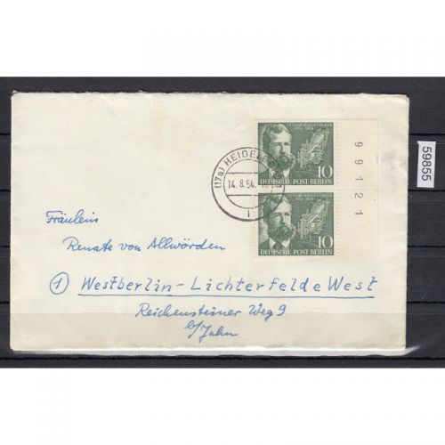 Berlin 1954, Mich.-Nr.: 117 auf Brief  bedarf