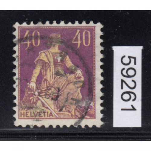 Schweiz 1908 : Mi.-Nr.:101 gestempelt  Michel 110,00