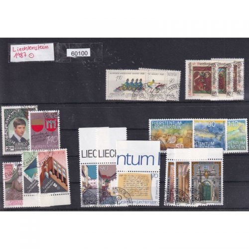 Liechtenstein 1987 gestempelt Komplett