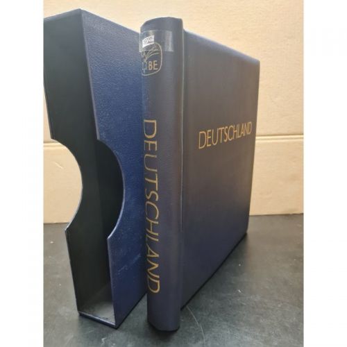 KABE Klemmbinder + Schuber  gebraucht Leer blau