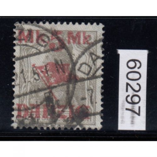 Danzig 1920 Mi. Nr. 30 II gestempelt geprüft  Befund