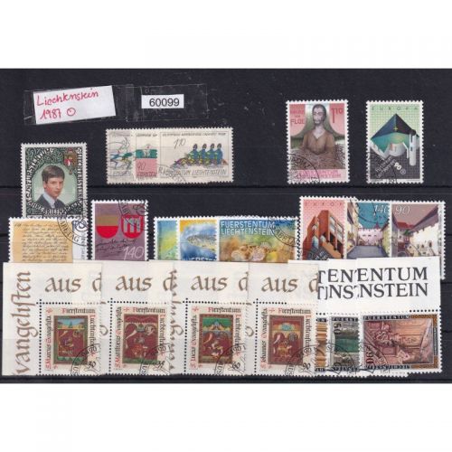 Liechtenstein 1987 gestempelt Komplett