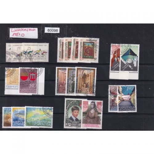 Liechtenstein 1987 gestempelt Komplett