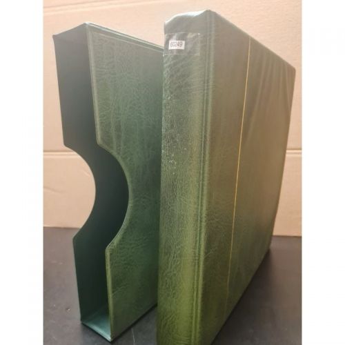 KABE Ringbinder RB  2000 + Schuber  leer  wattiert  grün
