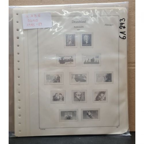 KABE  Bund 1985-89 Vordrucke  gebraucht