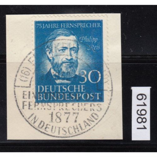 Bund 1952, Mich.-Nr.: 161 LUXUS Gestempelt   Ersttag