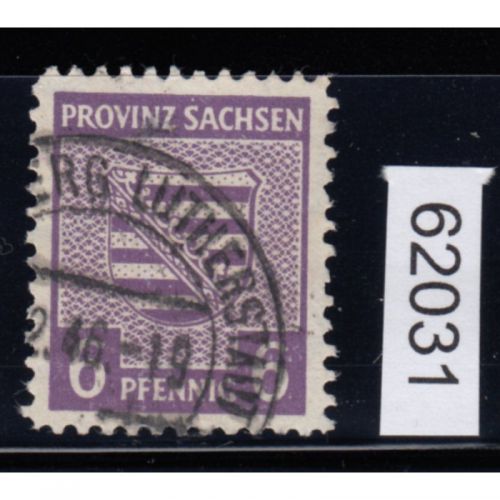 SBZ  1945 Mi.-Nr.:  69 X Aa gestempelt Postmeistertr.  geprüft Befund