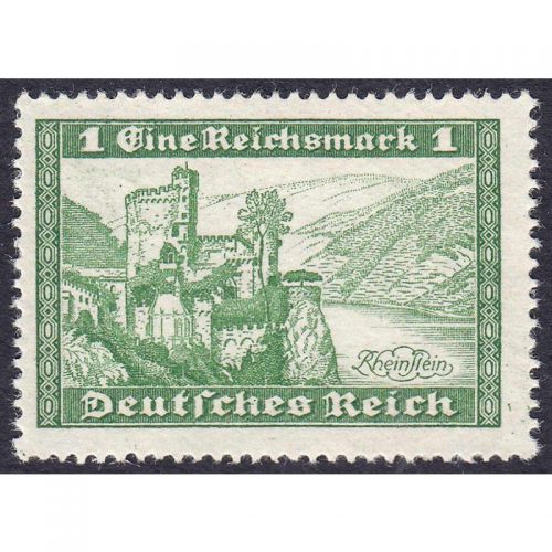 DR 1930, Mich.-Nr.: IX (*)  Burg Rheinstein  geprüft  Attest  einwandfrei
