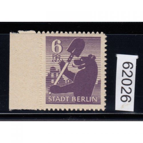 SBZ  1945 Mi.-Nr.:   2 B b **  geprüft Attest  Mi. 600,00