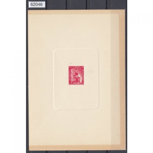 Saarland 1949 Mi. Nr. 264 M (*)    Ministerblock  Vorzugsdruck  lesen