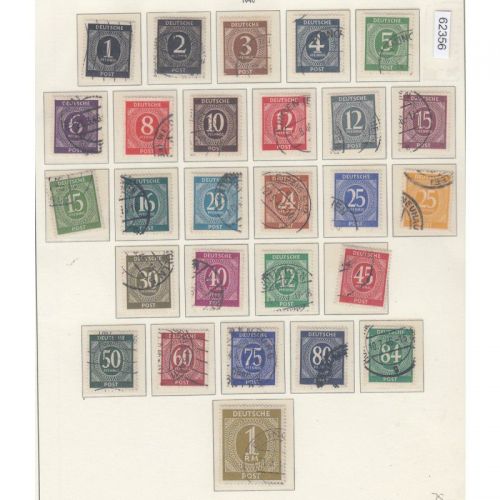 Alliierte Besetzung (Gemeinschaftsausg.) Mi. Nr. 911-37 gestempelt