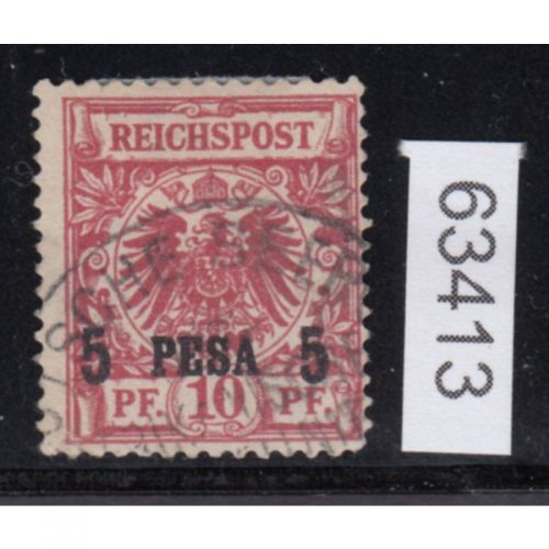 Kolonien Dt. Ostafrika 1893, Mich.-Nr.: 3 d gestempelt geprüft mängel   Mi. 250,00