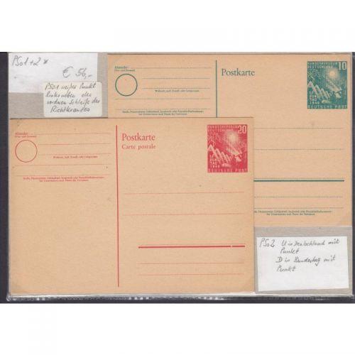 Bund 1949, Mich.-Nr.: 111+12 / PSo 1+2 *