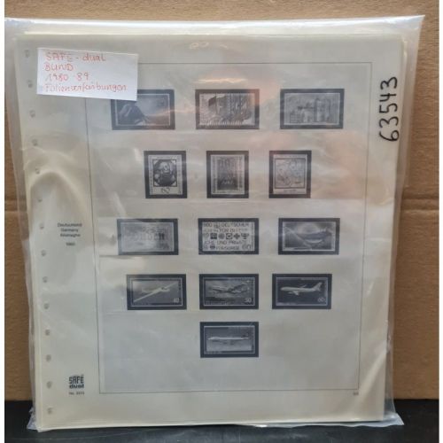 SAFE-Dual BUND 1980-89 Vordrucke  gebraucht   LESEN