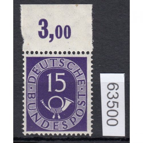 Bund 1951, Mich.-Nr.: 129 **  Oberrand geprüft