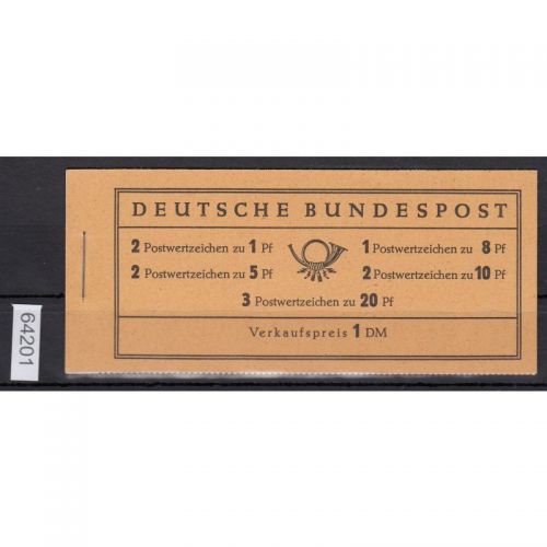 Bund 1960, Mich.-Nr.: MH 4 Y II  ** RLV   I