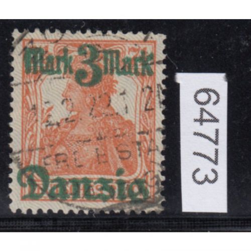Danzig 1920 Mi. Nr. 29 II gestempelt geprüft