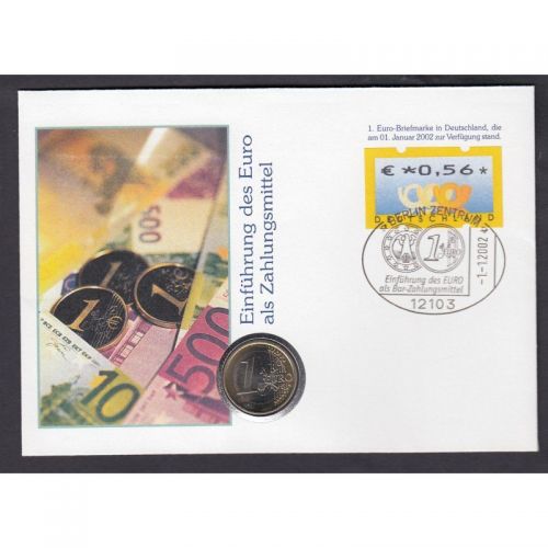 Bundesrepublik 2002 Numisbrief  Einführung der Euro
