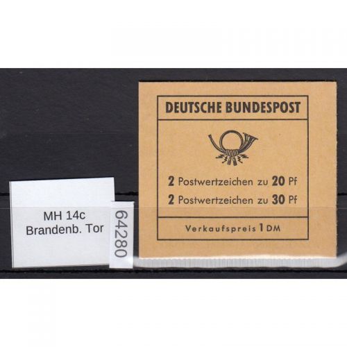 Bund 1968, Mich.-Nr.: MH 14 c **