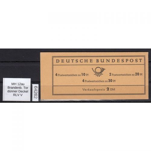 Bund 1967, Mich.-Nr.: MH 12 au **   RLV  V