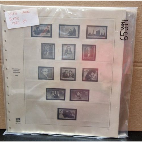 SAFE-Dual  Bund 1985-89 Vordrucke  gebraucht