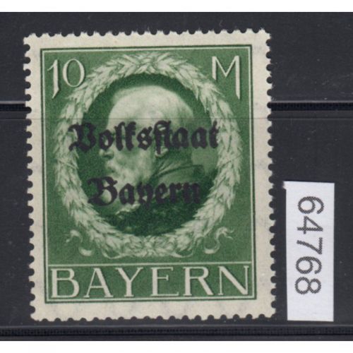 AD Bayern 1919, Mich.-Nr.: 132 I A  ** Type I   geprüft