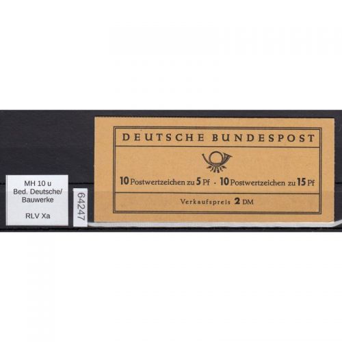 Bund 1965, Mich.-Nr.: MH 10 **   RLV  Xa