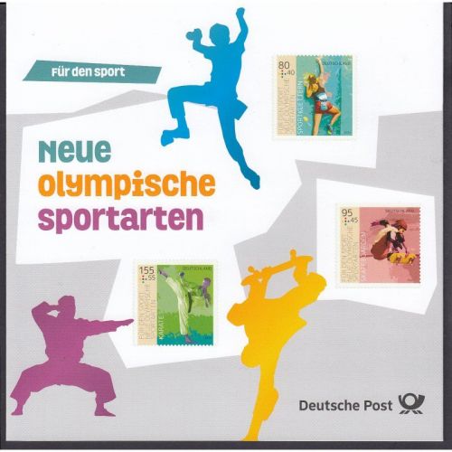 Bund  2020  Gedenkset / Schmuckblatt  Neue Olympische Sportarten