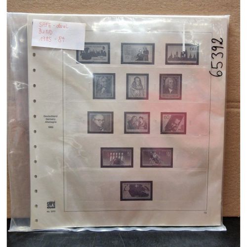 SAFE-Dual  Bund 1985-89 Vordrucke  gebraucht