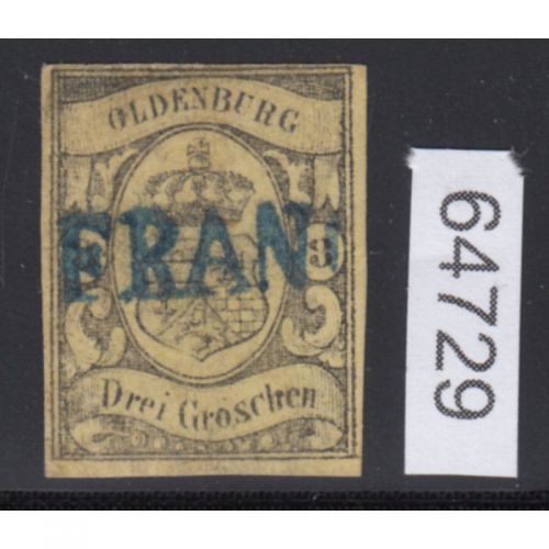 AD Oldenburg 1859, Mich.-Nr.: 8 gestempelt geprüft  750,00   lesen