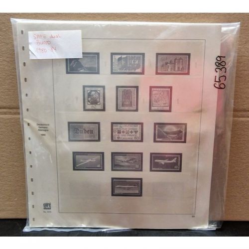 SAFE-Dual  Bund 1980-84 Vordrucke  gebraucht