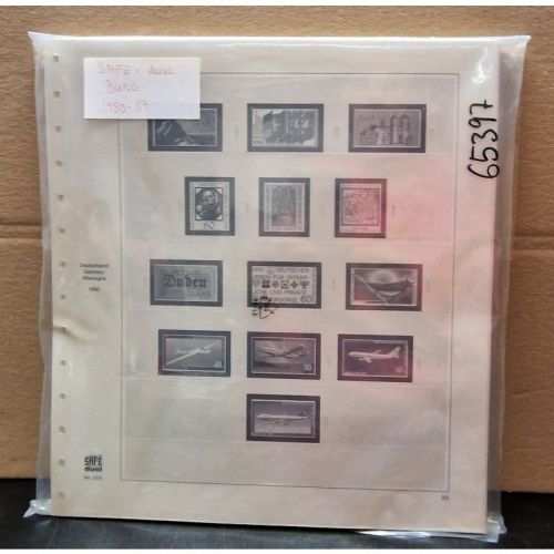 SAFE-Dual BUND 1980-89 Vordrucke  gebraucht