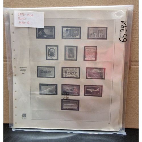 SAFE-Dual  Bund 1980-84 Vordrucke  gebraucht