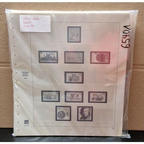 SAFE-Dual  Bund 1990-94  Vordrucke  gebraucht