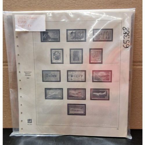 SAFE-Dual  Bund 1980-84 Vordrucke  gebraucht