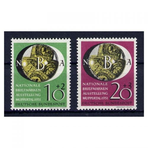 Bund 1951, Mich.-Nr.: 141-142 **