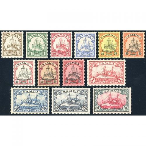 Kolonien Samoa 1900, Mich.-Nr.: 7-19 *