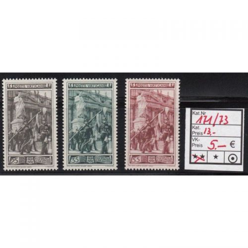 Vatikan 1950 Mi.-nr.: 171-173 **