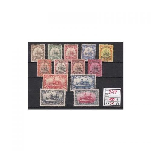 Kolonien Dt. Neuguinea 1900 , Mich.-Nr.: 7-19 * ungebraucht