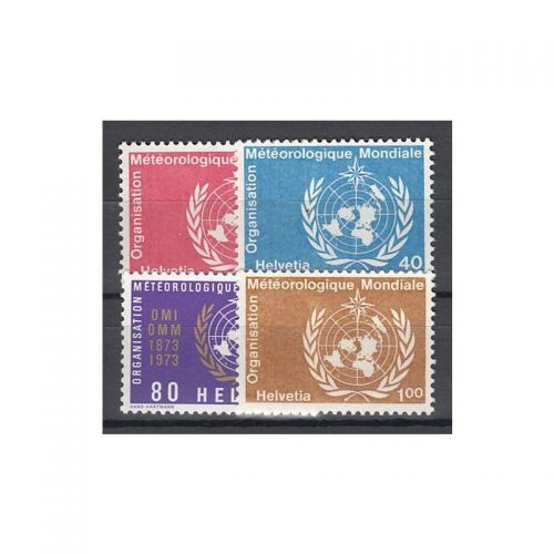Schweiz/Ämter OMM/WMO 1973 : Mi.-Nr.: 10-13 **