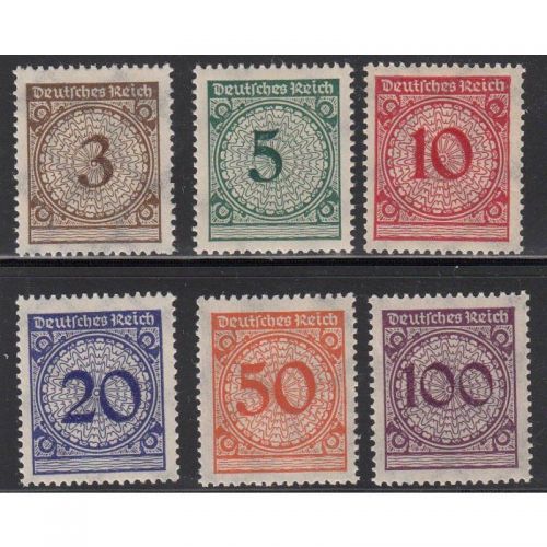 DR 1923, Mich.-Nr.: 338-43 *
