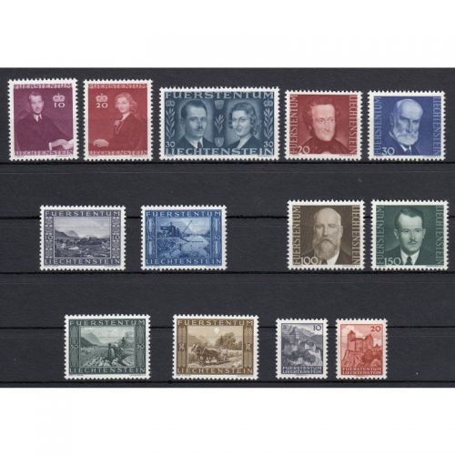 Liechtenstein 1943 **  Komplett