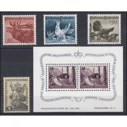 Liechtenstein 1946 **  Komplett