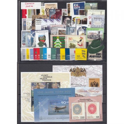 Österreich 2018, Mich.-Nr.: 3374-3442 **