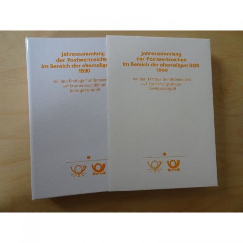 DDR 1990, Mich.-Nr.:  ** Ersttagsblatt-Jahressammlung der Deutschen Post 1990